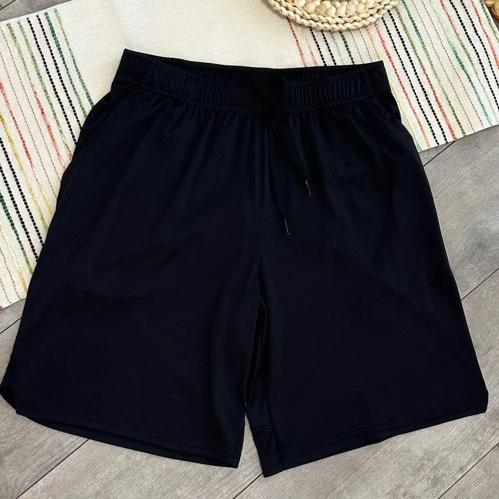 Kids Black Casual Shorts